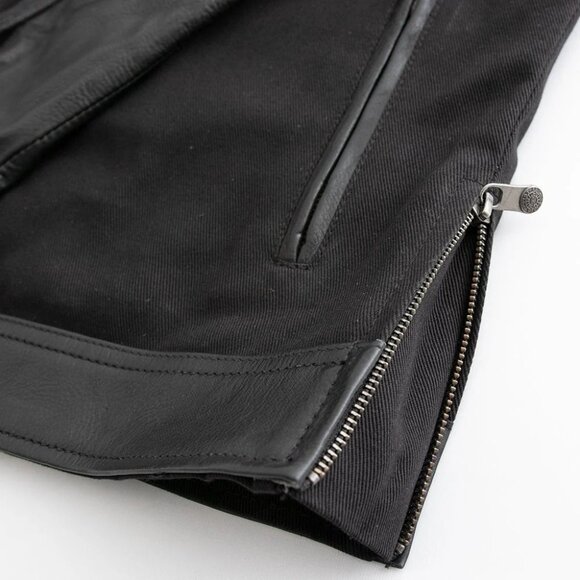 Daredevil Men's Motorcycle Twill/Leather Jacket - Picture 4 of 5